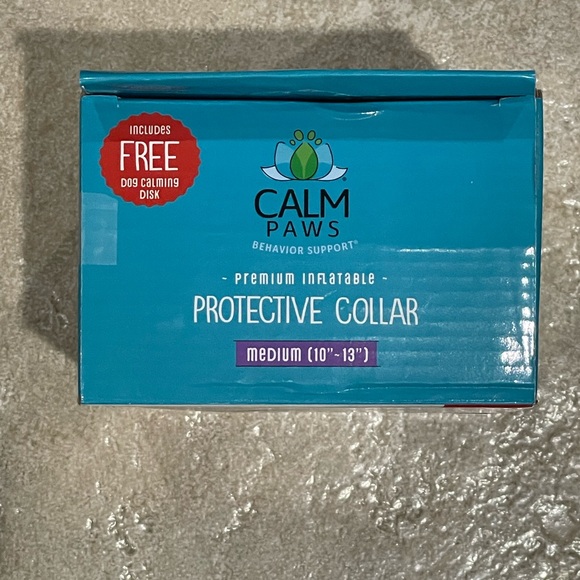 Calm Paws Premium Inflatable Protective Collar for Medium Dogs Neck Size 10”-13” - Picture 5 of 5